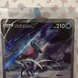 Pokemon Suicune v Crown Zenith Galarian Gallery Holo Ultra Rare Card GG38/GG70 - Image 2