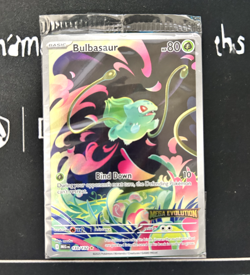 Bulbasaur - (Mega Evolution Stamped) 133/132 Pokemon Holographic -Sealed- - Image 1