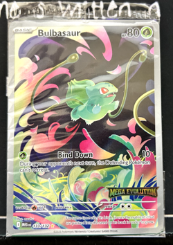 Bulbasaur - (Mega Evolution Stamped) 133/132 Pokemon Holographic -Sealed- - Image 3