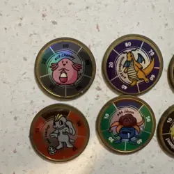 1999 VINTAGE POKEMON BATTLING COIN GAME LOT - Image 2