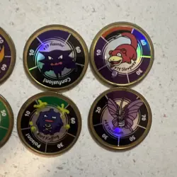 1999 VINTAGE POKEMON BATTLING COIN GAME LOT - Image 3