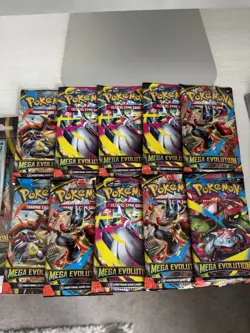 10 x Pokemon Mega Evolution Packs + 1 Blister Sealed + 1 Tin Sealed + ExtraCards - Image 2