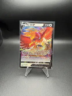 Ho-Oh V 140/195 Ultra Rare SWSH12: Silver Tempest Pokemon TCG NM - Image 1