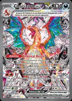 Pokemon Charizard ex (223/230) Obsidian Flames NM HOLO - Image 1