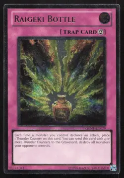 Yu-Gi-Oh TCG Generation Force #GENF-EN079 Raigeki Bottle (UTR) Ultimate Rare - Image 1