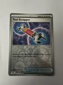 Tool Scrapper Reverse Holo 085/086 Pokemon Card - White Flare Pokemon TCG - Image 1