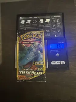 HEAVY 7.90g - Pokemon Team Up 3 Card Booster Pack - Image 1