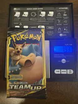 HEAVY 7.93g! - Pokemon Team Up 3 Card Booster Pack - Image 1