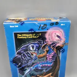 1995 Marvel Overpower Card Game Booster Box TCG - 36 Packs Venom Spiderman! NEW - Image 2