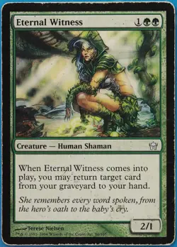 Eternal Witness Fifth Dawn HP/DAMAGED Uncommon CARD (461167) ABUGames - Image 1