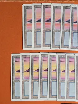 1994 MAGIC THE GATHERING REVISED ISLAND LAND LOT (50 CARD) LIGHT ▶ HEAVY PLAY - Image 2