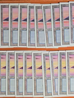 1994 MAGIC THE GATHERING REVISED ISLAND LAND LOT (50 CARD) LIGHT ▶ HEAVY PLAY - Image 3