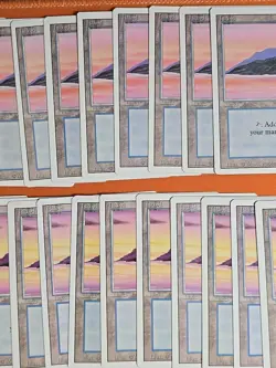 1994 MAGIC THE GATHERING REVISED ISLAND LAND LOT (50 CARD) LIGHT ▶ HEAVY PLAY - Image 4