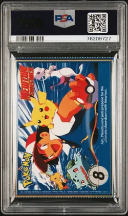 PSA 9 MINT Hitmonlee #106 Burger King Perforated 1999 Pokemon Card - Image 2
