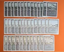 1994 MAGIC THE GATHERING REVISED SWAMP LAND LOT (40 CARD) LIGHT ▶ HEAVY PLAY - Image 1