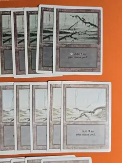 1994 MAGIC THE GATHERING REVISED SWAMP LAND LOT (40 CARD) LIGHT ▶ HEAVY PLAY - Image 5