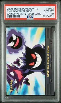 2000 Topps Pokemon Card The Tower of Terror EP22 - PSA 10 Gem Mint - Image 1
