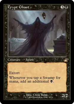 MTG English Crypt Ghast (Retro Frame) NM Normal Ravnica Remastered - Image 1