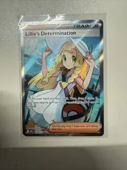 Pokemon TCG Mega Evolution Lillie’s Determination Full Art Trainer Card 169/132 - Image 1