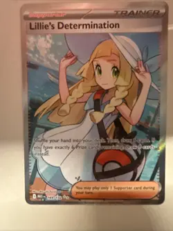 Pokemon TCG Mega Evolution Lillie’s Determination Full Art Trainer Card 169/132 - Image 4