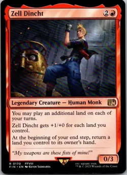Final Fantasy Magic: The Gathering Zell Dincht - Image 1