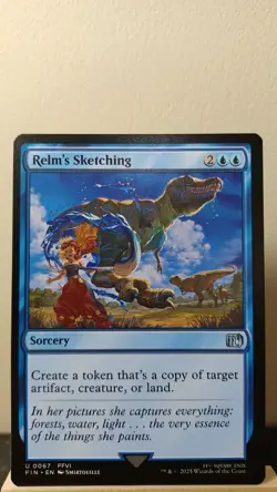 Relm's Sketching Non-Foil Uncommon [NM] - MTG FIN - Image 1