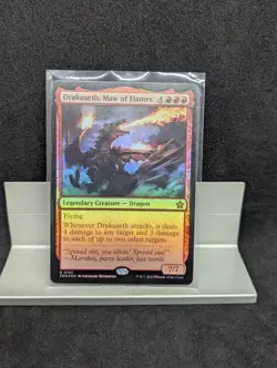 Drakuseth, Maw of Flames FOIL LP X1 Foundations MTG - Image 1