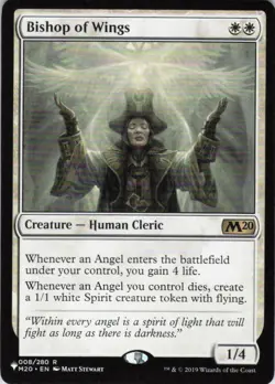 MTG Bishop of Wings (8) | NM | The List Reprints {LIST} - Image 1