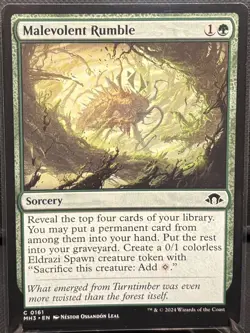 MTG Modern Horizons 3 Malevolent Rumble (Common) - Image 1
