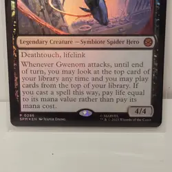 MTG Magic Gwenom Remorseless 0286 Promo Marvel Spider-Man Gift Box Exclusive NM - Image 4