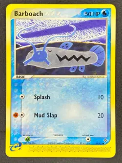 Pokemon Barboach 51/97 DR EX Dragon LP/NM - Image 1