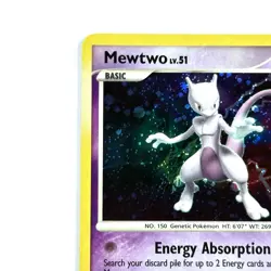 Mewtwo Lv. 51 9/100 Majestic Dawn Holo Pokemon TCG LP - Image 4