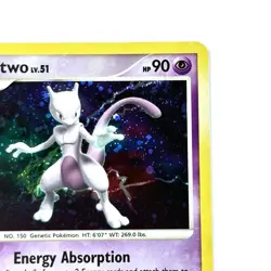 Mewtwo Lv. 51 9/100 Majestic Dawn Holo Pokemon TCG LP - Image 5