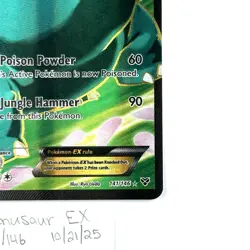 Venusaur EX 141/146 XY Full Art Ultra Rare Pokemon TCG LP - Image 2