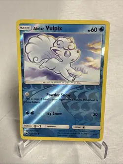 Alolan Vulpix 27/147 Burning Shadows Pokemon Reverse Holo Foil Rare - NM - Image 1