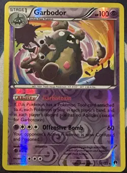 Pokemon TCG - GARBODOR - BREAKpoint 57/122 Rare Reverse Holo - LP - Image 1