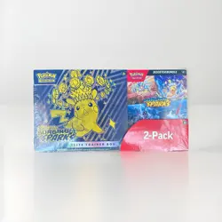 Pokemon Scarlet and Violet Surging Sparks ETB & Booster Bundle (Costco 2-pack) - Image 1