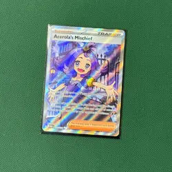 Acerola's Mischief Full Art Trainer 165/132 Mega Evolution POKEMON NEAR MINT - Image 1