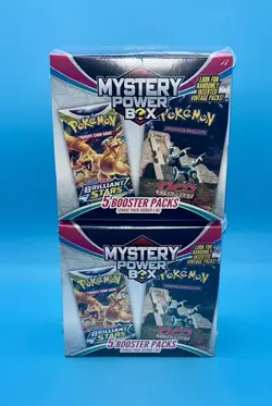 2x Pokemon Mystery Power Box Chase Pack Seeded 1:10 10 Booster Packs Total! NEW! - Image 5
