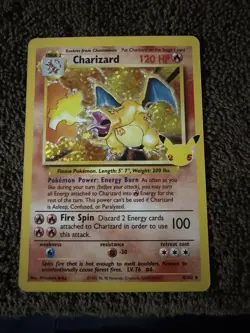 Pokemon TCG Charizard 4/102 Celebrations Classic Collection Holo Rare - Image 1
