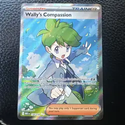 Pokemon TCG Wally's Compassion 176/132 Full Art Ultra Rare Mega Evolution NM/M! - Image 1