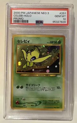 PSA 10 Celebi [Holo Swirl] - No. 251 - Neo 3 - Pokemon - Japanese - US SELLER - Image 1