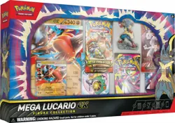 Pokemon TCG Mega Lucario ex Premium Figure Collection Box Factory Sealed PRESALE - Image 1