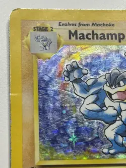 Pokemon TCG Machamp 8/102 Holo 1st Edition Base Set HP/DMG - Image 4