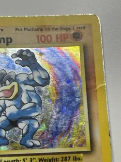 Pokemon TCG Machamp 8/102 Holo 1st Edition Base Set HP/DMG - Image 5