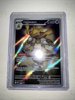 2025 Pokemon TCG ALAKAZAM #009 MEP EN Black Star Promo - Image 1