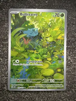 BULBIZARRE FULL ART - POKEMON 166/165 EV3.5 ECARLATE ET VIOLET MEW 151 NEUF FR - Image 1