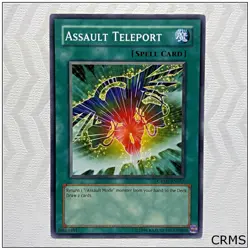 Assault Teleport - CRMS-EN052 - Common Unlimited Yugioh - Image 1
