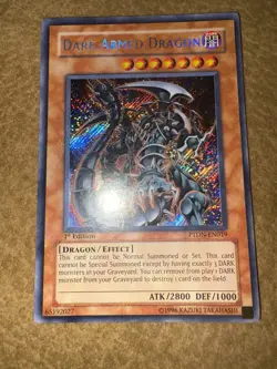 Dark Armed Dragon PTDN-EN019 1st Edition Secret Rare - MP/HP Yu-Gi-Oh! - Image 1
