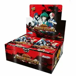 Crimson Rampage My Hero Academia Collectible Card Game Series 2 Booster Box 860006917173 - Image 1